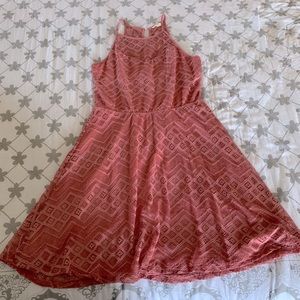 pink lace dress perfect for any occasion!🤗